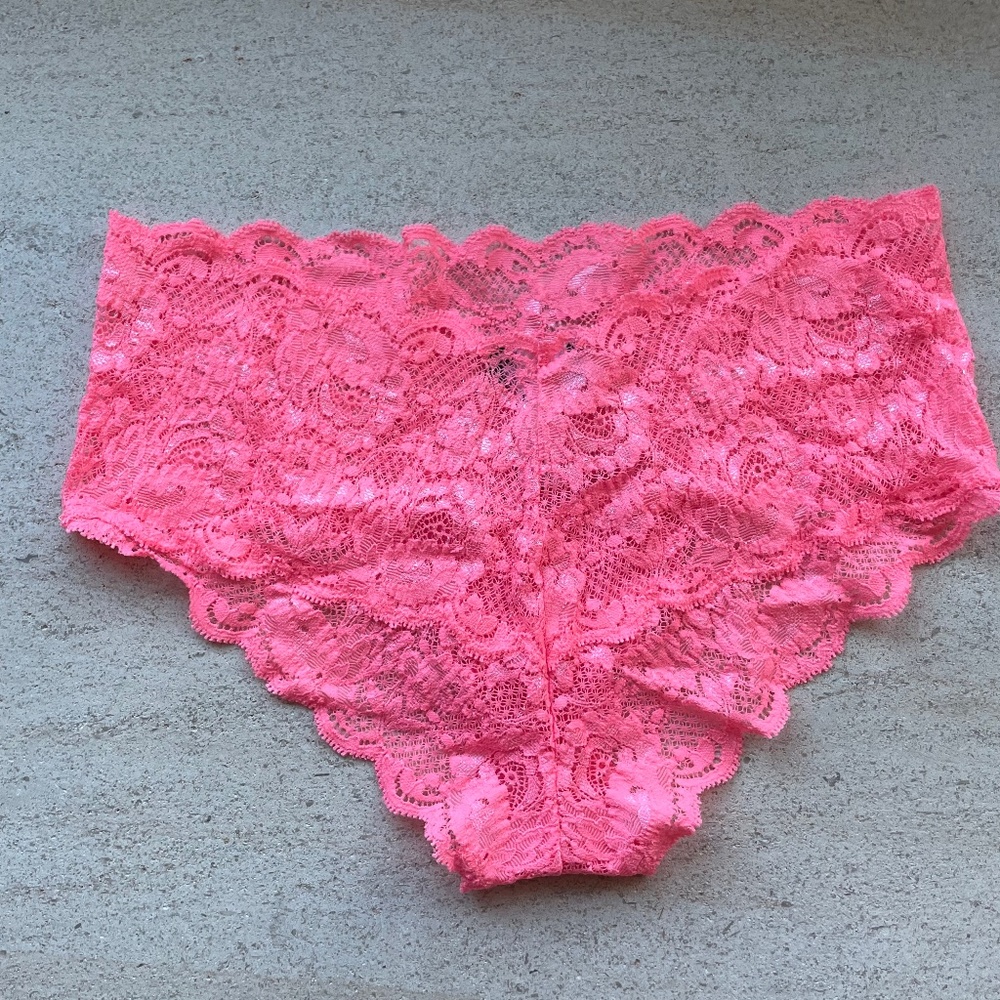 New Cosabella panties S/M small medium pink lollipop lace